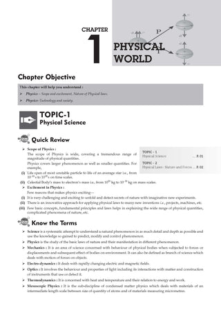 NCERT Exemplar (Problems - Solutions) Class 11 Physics Book For Latest Exam