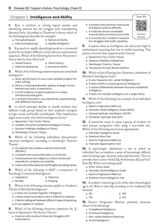 ISC | Topper Notes | Class 12 | Psychology with Oswaal.ai