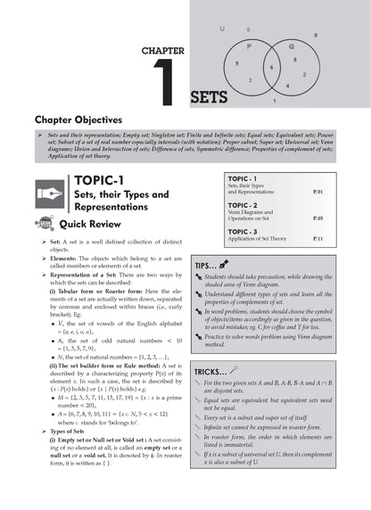 NCERT Exemplar (Problems - Solutions) Class 11 Mathematics Book For Latest Exam - Oswaal Books
