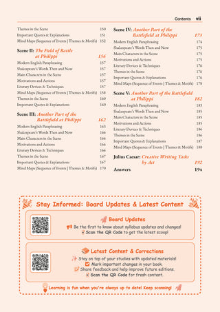 ICSE Class 9& 10  Julius Caesar Textbook With Paraphrases +Julius Caesar Workbook (Set of 2 Books)  for 2026 Exam