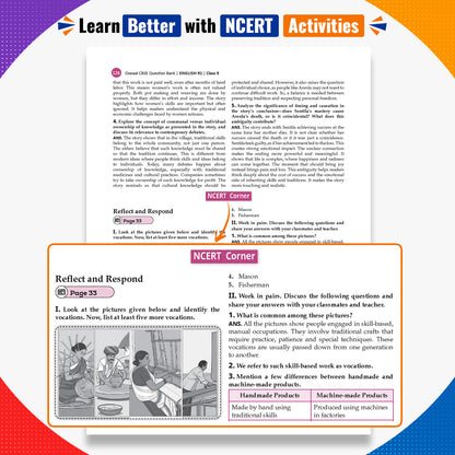 CBSE Class 9 English Question Bank Chapter-wise & Topic-wise | Based on new NCERT Textbook Kaveri | Includes Summary, Competency-Based Question, Self-Assessment & Practice Papers | For R1 Level