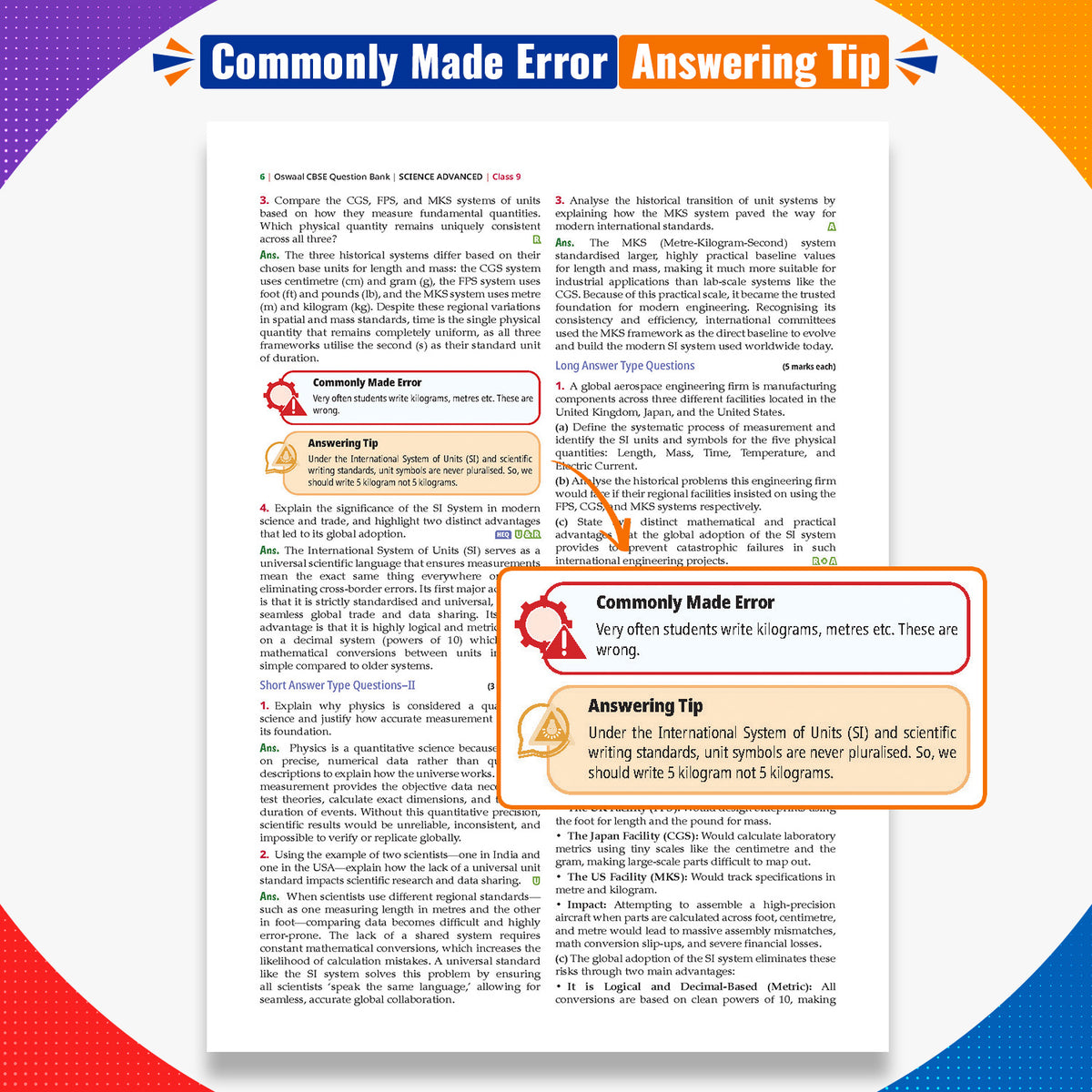 CBSE Class 9 Science Advance Level Question Bank Chapter-wise & Topic-wise | Based on NCERT | Includes Summary, Competency-Based Question, Self-Assessment & Practice Papers