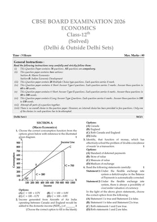 CBSE & NCERT One for All Class 12 Economics | Includes 2026 Papers (Delhi & Outside Delhi)- fully solved | With NCERT & Competency-based questions | For 2027 Exam | With Oswaal AI