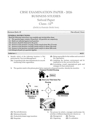 CBSE & NCERT One for All Class 12 Business Studies | Includes 2026 Papers (Delhi & Outside Delhi)- fully solved | With NCERT & Competency-based questions | For 2027 Exam | With Oswaal AI