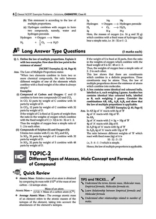 NCERT Exemplar (Problems - Solutions) Class 11 Chemistry Book For Latest Exam
