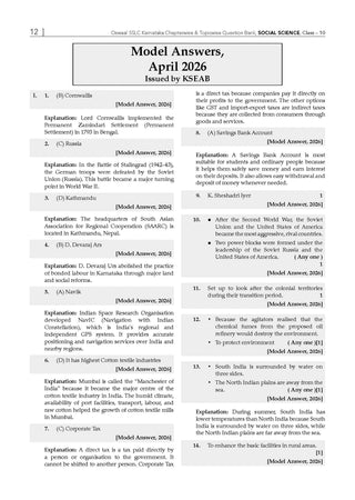 Karnataka SSLC Chapterwise and Topicwise Question Bank Solved Papers (2017 - 2026) |Class 10| Social Science English Medium|Includes 2026 Paper – Fully solved|For 2027 Exam| With oswaal.ai