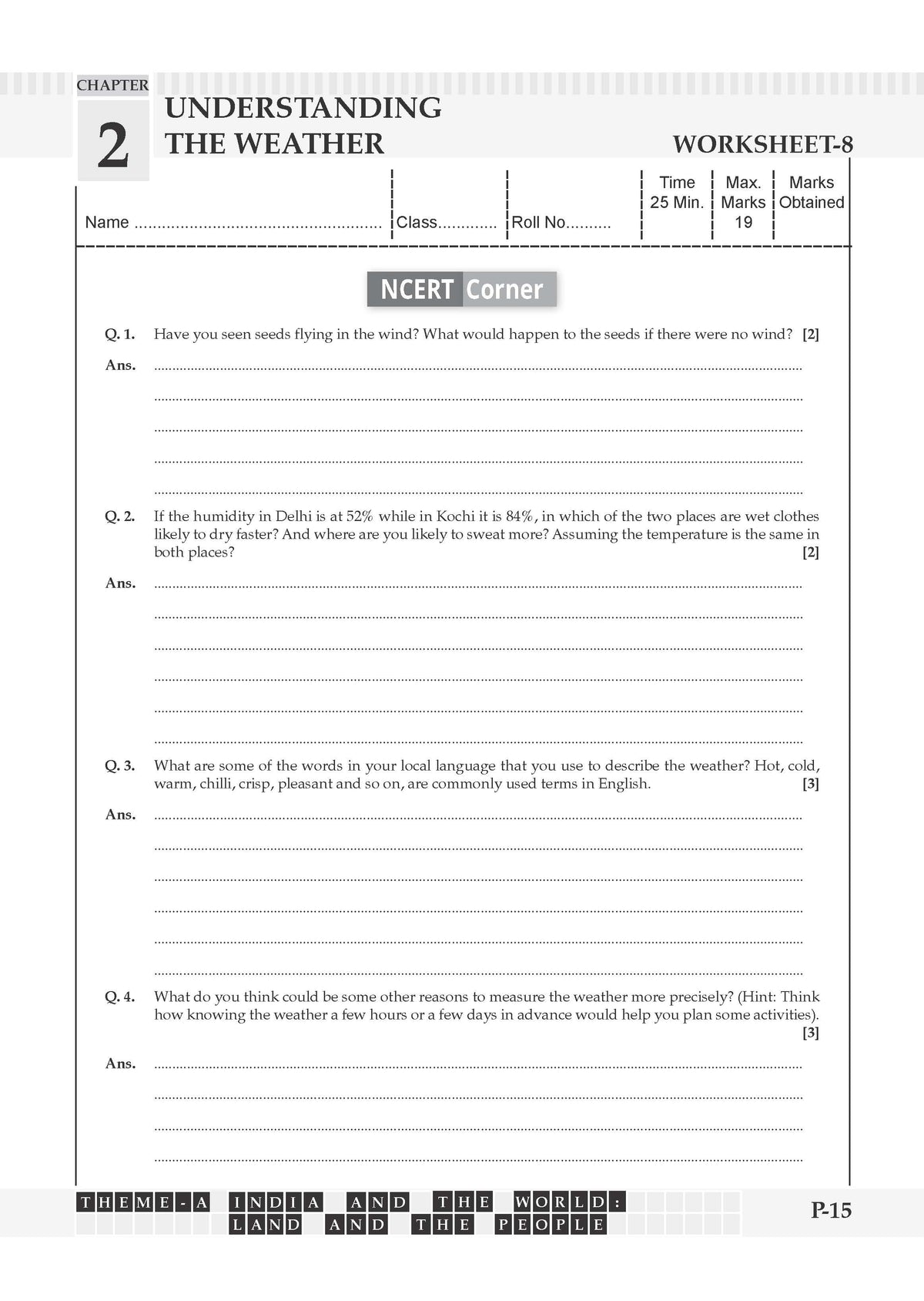 Oswaal One For All Workbook Class 7 Social Science Part-1 | NCERT & CBSE | Latest Exploring Society: India and Beyond | NCF Compliant | Competency-Based Assessment, Concept Building & Map Practice