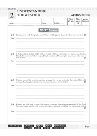 NCERT & CBSE One For All Workbook For Class 7 | Social Science Part-1 & Part-2 | Updated As Per NCF | MCQ's | VSA | SA | LA | Set Of 2 Books | For Latest Exam