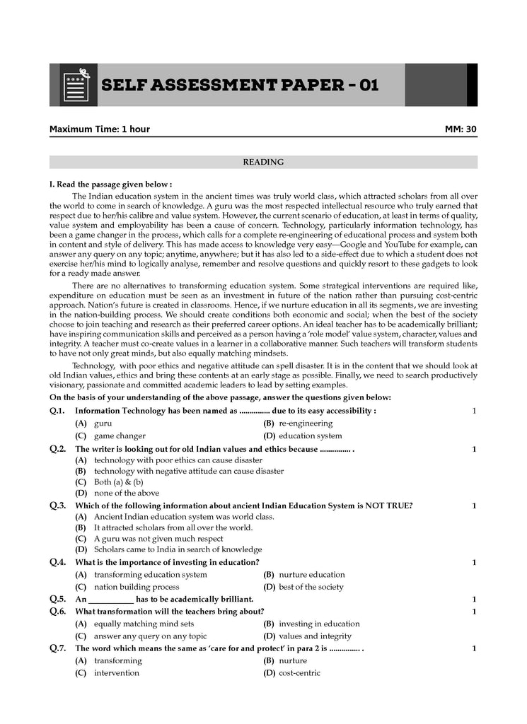 CBSE Question Bank Class 9 English Language & Literature For 2026 Exam