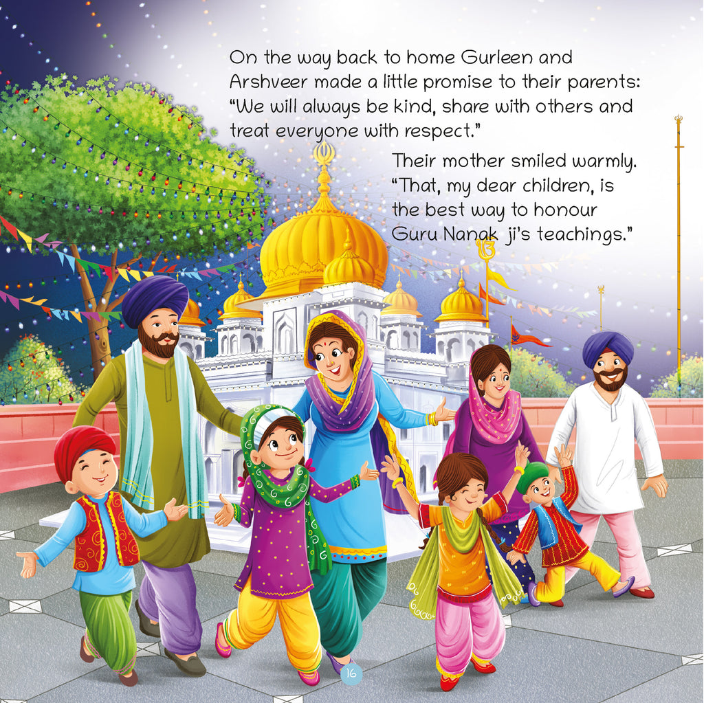 Lil Legends Guru Nanak Dev – Illustrated Storybook on Sikhism for Kids | Learn About Truth, Sharing, Kindness & Spiritual Values Through Heartwarming Stories
