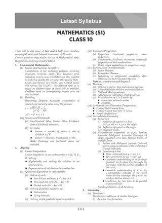 Class 10 ICSE Question Bank Mathematics (2017 – 2026) |For 2027 Exam Chapter-wise & Topic-wise with Competency Based Questions |  Includes 2026 Paper- fully solved | Self-Assessment Papers | Practice Papers
