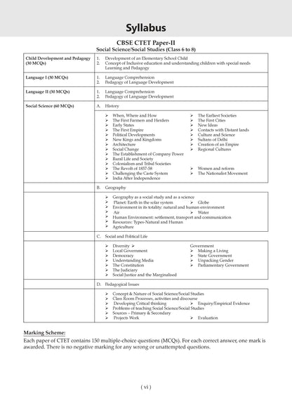 CTET Paper 2 (Classes 6-8) Social Science & Social Studies 19 Previous Years' Solved Papers English Medium | Year-wise 2013-2025 | Includes Feb 2026 Solved Paper | With Oswaal AI | For 2026 Exam