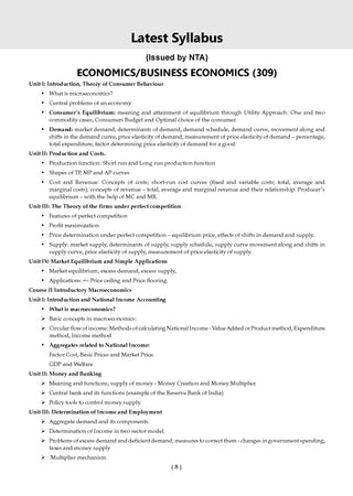 NTA CUET (UG) Chapter-wise Question Bank Economics For 2026 Exam (as per latest 27 Dec., notification) | PYQs & 700+ NCERT aligned MCQs |With Oswaal AI