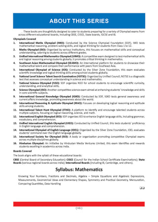 One For All Olympiads Class 7 Maths Prep-Guide Book | Chapter-wise Previous Years' Solved Papers | Questions for SOF IMO & Other Olympiad Exams 2026 | With Sample Practice Papers & Oswaal.AI