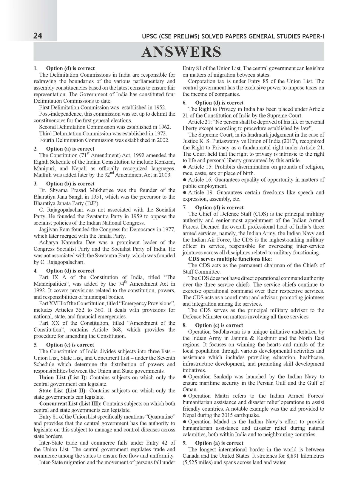 UPSC CSE Prelim 15 Mock Test Papers General Studies Paper-I - Oswaal Books