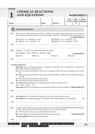 CBSE Workbook Class 10 Science (Updated as per NCF)