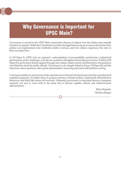 Oswaal Governance Simplified for UPSC GS Paper II 2026 : PYQ-Based, Syllabus-Aligned Guide with 2nd ARC & NITI Aayog, Diagrams, Models, Case Studies and Answer Writing by Shubhra Ranjan