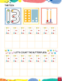 Lil Legends Number Tracing & Activity Book, writing practice for kids