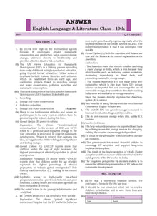 CBSE Question Bank Chapterwise and Topicwise SOLVED PAPERS Class 10 ENGLISH LANGUAGE & LITERATURE For Exam 2026