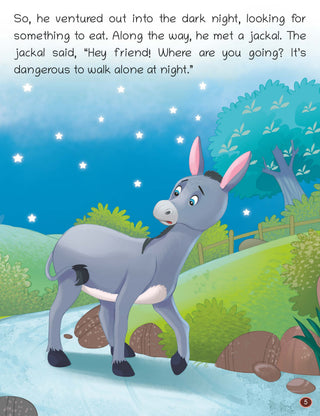 Lil Legends Panchatantra Life Lessons Set of 4 Story Books for Kids Age 2+ Years - Singing Donkey, Talkative Tortoise, Monkey & Brahmin | Illustrated Stories for Moral Values