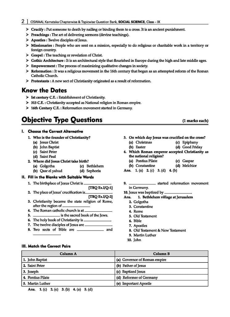 Karnataka SSLC Question Bank Class 9 Social Science Book | Chapter-wise & Topic-wise | With Complete Solutions | For Board Exams 2025