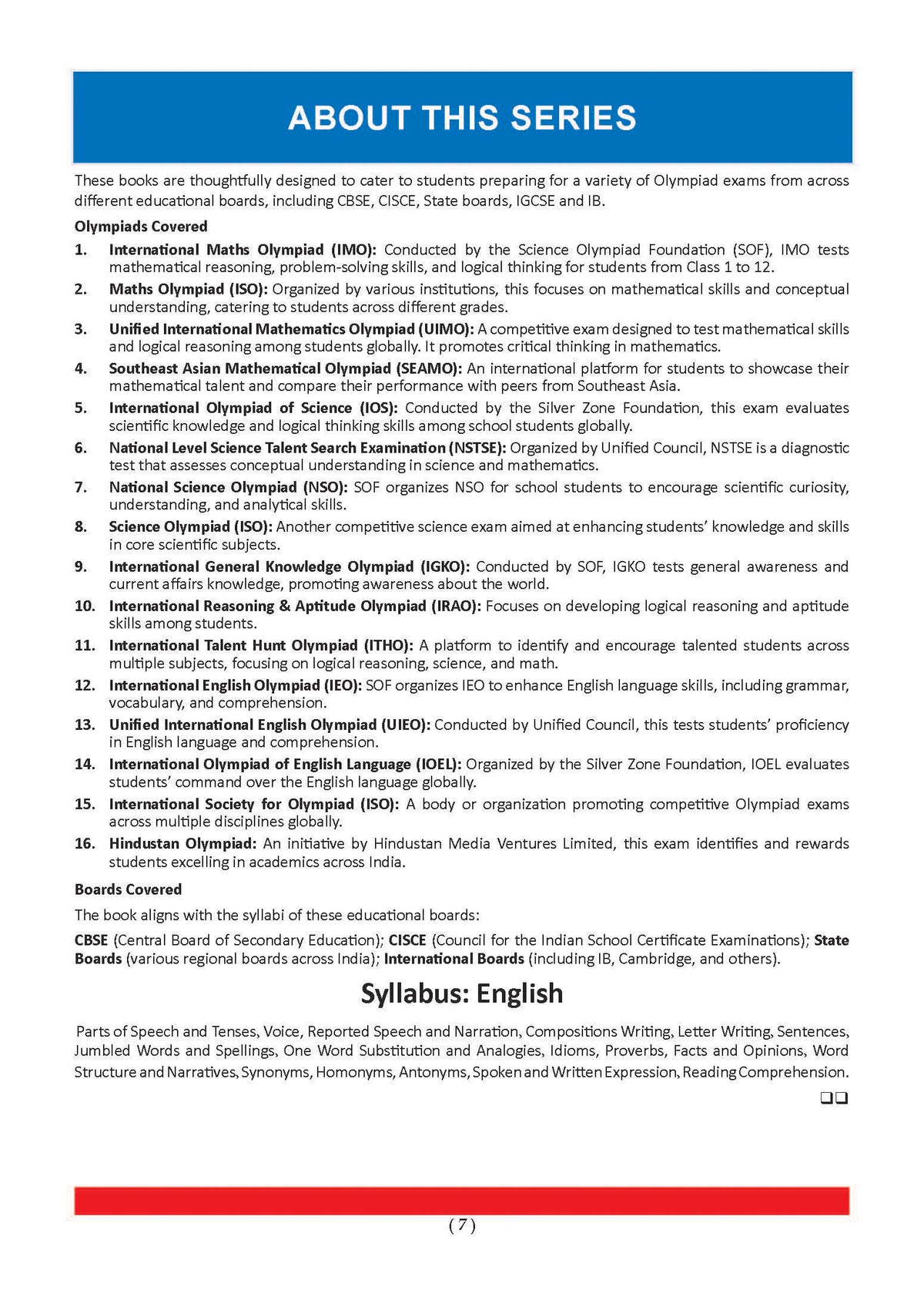 Oswaal One For All Olympiads Class 8 English Prep-Guide, Chapter-wise Previous Years' Solved Papers + Workbook (Set of 2 Books) | Questions for SOF IEO & Other Olympiad Exams 2026