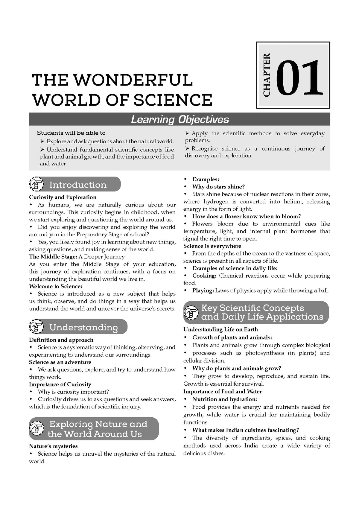 NCERT Textbook Solutions Science (Curiosity) Class 6 | For CBSE 2026-27 Exam | Based on Latest NCERT Curiosity | With Complete Solutions of Objective & Subjective Questions for Practice