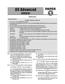 JEE (Advanced) 10 Mock Test Papers (Paper-1 & Paper-2) Physics, Chemistry, Mathematics (For 2025 Exam)