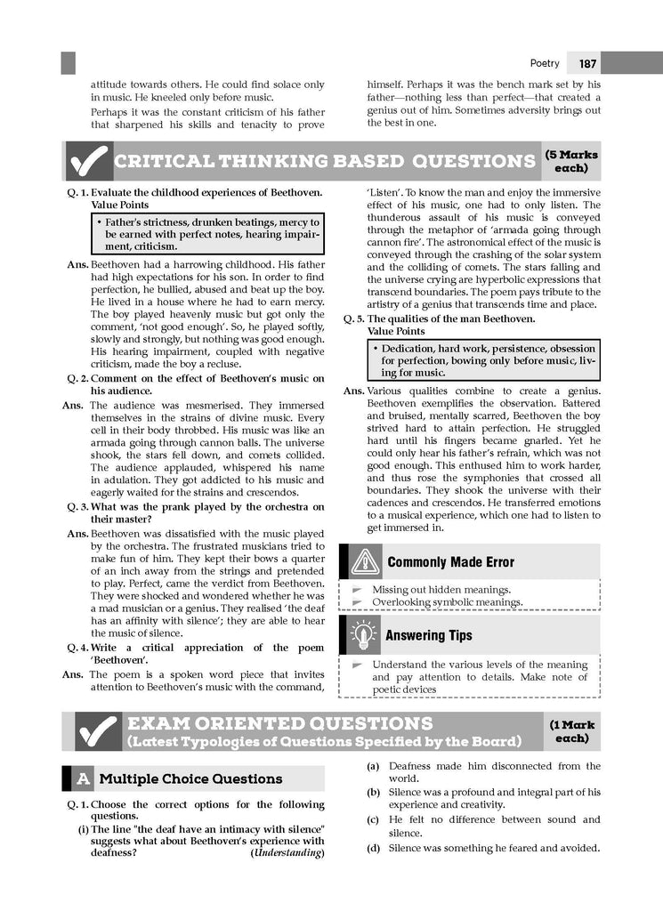 ISC Question Bank Chapter-wise Topic-wise Class 12 English Paper-2 | For 2025 Board Exams