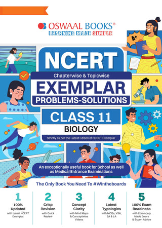 NCERT Exemplar (Problems - Solutions) Class 11 Biology Book For Latest Exam