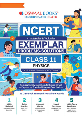 NCERT Exemplar (Problems - Solutions) Class 11 Physics Book For Latest Exam