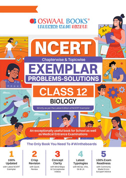 NCERT Exemplar (Problems - Solutions) Class 12 Biology Book For Latest Board Exam