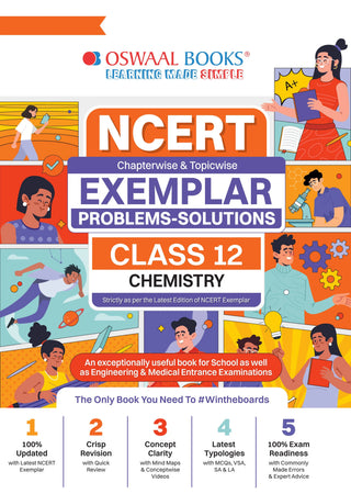 NCERT Exemplar (Problems - Solutions) Class 12 Chemistry Book For Latest Board Exam