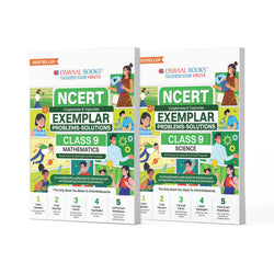 NCERT Exemplar (Problems - Solutions) Class 9 Mathematics & Science (Set of 2 Books) For Latest Exam