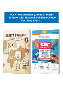 NCERT Mathematics (Ganita Prakash) Textbook & Textbook Solutions Combo For Class 8 | With Mind Maps & Mock Papers | All Concepts & Topics Covered | Set of 2 Books (For 2026-27 Exam)