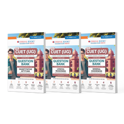 NTA CUET (UG) Question Bank | Quantitative Aptitude, General Awareness & Logical Reasoning (Set of 3 Books) | For 2025 Exam