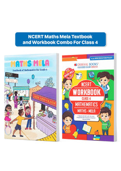 NCERT Maths Mela Textbook and Workbook For Class 4 | Updated NCERT Pattern | Includes Mind Maps & Revision notes |Teachers Manual (Set of 2 books)
