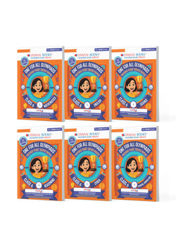 One For All Olympiad Chapter-wise Previous Years' Solved Papers, Prep-Guide Class 6 (Set of 6 Books) Maths, English, Science, Reasoning, Cyber & General Knowledge (For 2026 Exam)