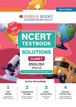 NCERT Textbook Solutions English Class 7 | For CBSE 2026–27 Exam | Based on Latest NCERT Poorvi | With Complete Solutions of Objective & Subjective Questions for Practice