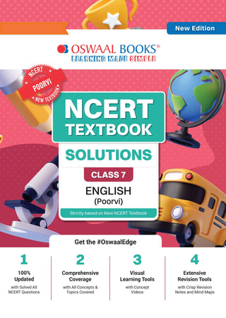 NCERT Textbook Solutions English Class 7 | For CBSE 2026–27 Exam | Based on Latest NCERT Poorvi | With Complete Solutions of Objective & Subjective Questions for Practice
