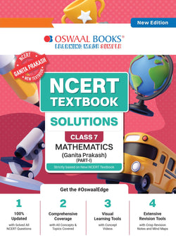NCERT Textbook Solutions Mathematics Part-1 Class 7 | For CBSE 2026–27 Exam | Based on Latest NCERT Ganita Prakash | With Complete Solutions of Objective & Subjective Questions for Practice