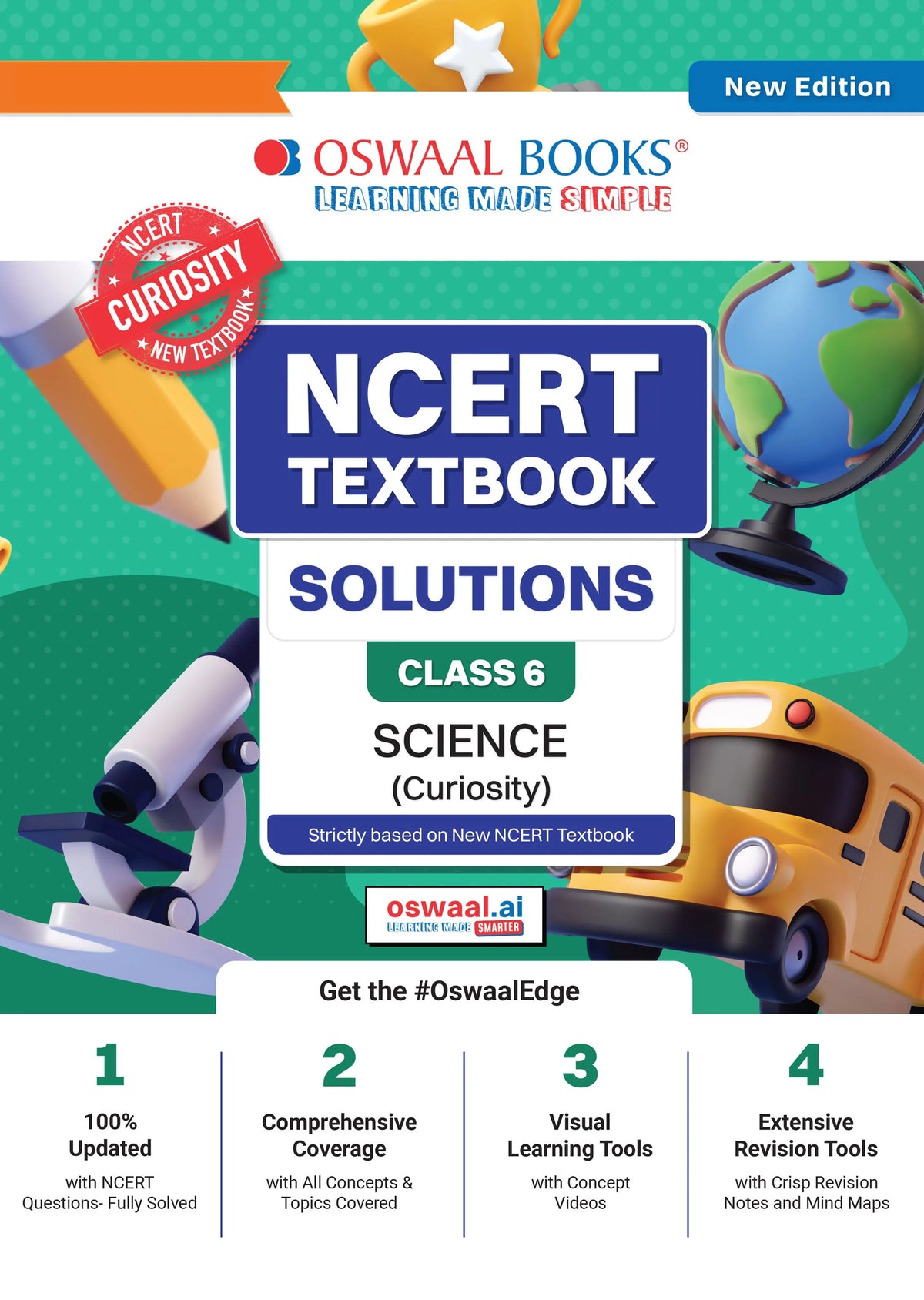 NCERT Textbook Solutions Science (Curiosity) Class 6 | For CBSE 2026-27 Exam | Based on Latest NCERT Curiosity | With Complete Solutions of Objective & Subjective Questions for Practice