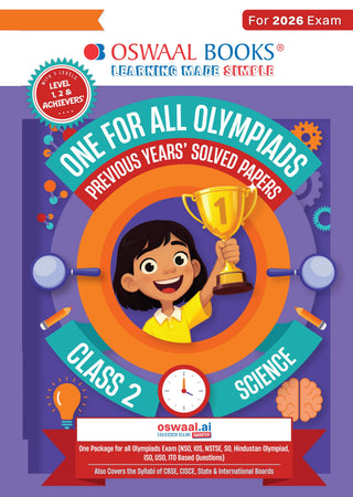 One For All Olympiads Class 2 Science Prep-Guide Book | Chapter-wise Previous Years' Solved Papers | Questions for SOF NSO & Other Olympiad Exams 2026 | With Sample Practice Papers & Oswaal.AI