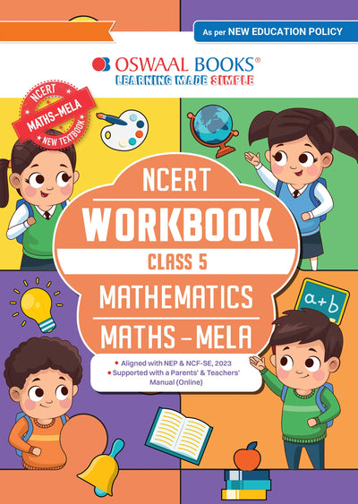 NCERT Workbook Class 5 Mathematics (Maths Mela) | With Practice Worksheets & Activity Based Questions | For Exam 2026-27 | As per NCF & NEP