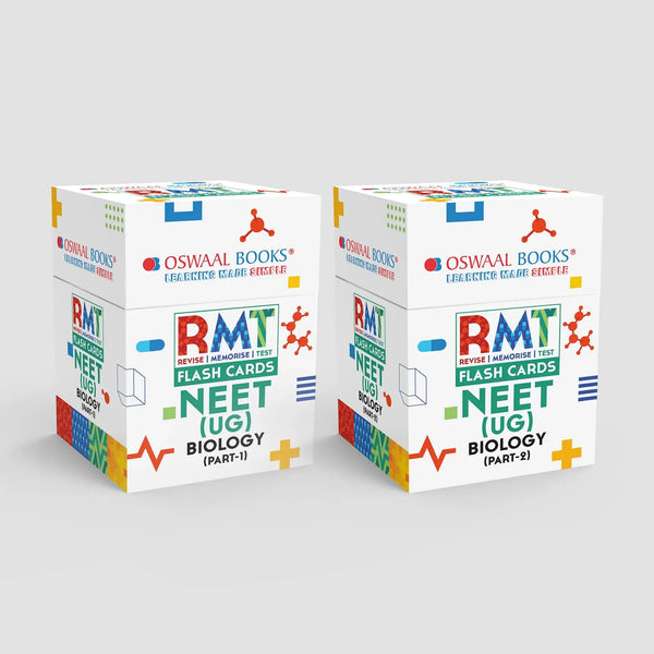 NEET RMT Flash Cards Biology (Part-1 & 2), Set of 2 Boxes | For Exam 2026