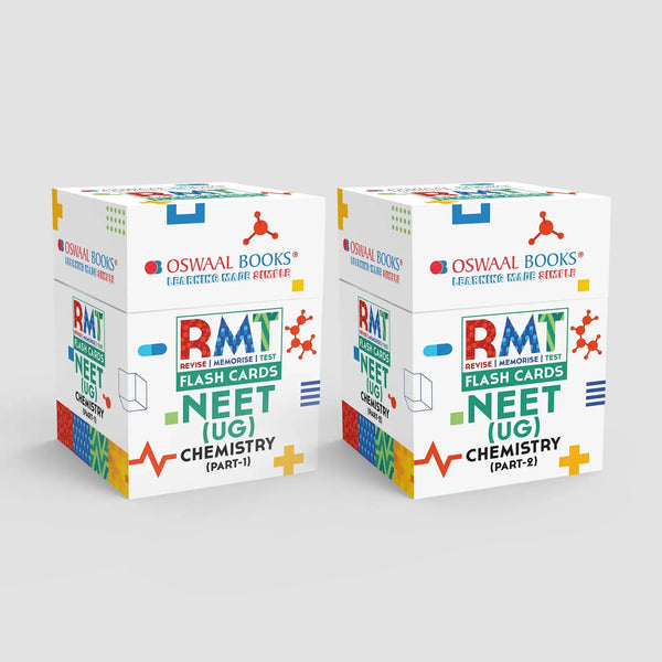 NEET RMT Flash Cards Chemistry (Part-1 & 2), Set of 2 Boxes | For Exam 2026