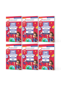 One For All Question Banks NCERT & CBSE Class 6 (Set of 6 Books) Maths, Science, Social Science, Hindi, Sanskrit & English For Latest Exam