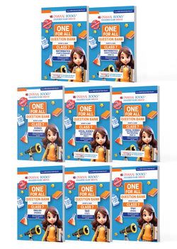 One For All Question Banks NCERT & CBSE Class 7 (Set of 8 Books) Mathematics Part-1, Part-2, Science, Social Science Part-1, Part-2, English, Hindi And Sanskrit (For Latest Exam)