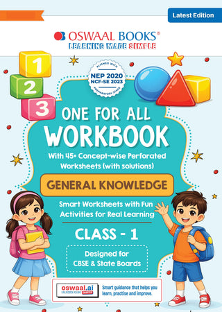 One for All Workbook Class 1 General Knowledge | 45+ Concept-wise Perforated Worksheets | Based on NCERT | NEP 2020 & NCF 2023 Aligned | For CBSE & State Boards | Builds Concept Clarity & Scientific Skills
