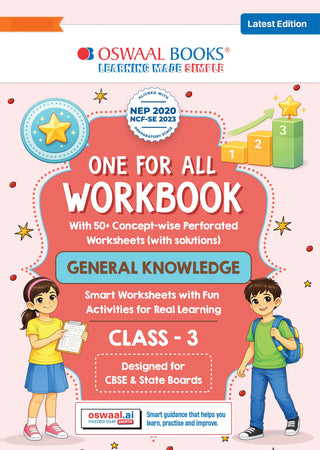 One for All Workbook Class 3 General Knowledge| 50+ Concept-wise Perforated Worksheets | NEP 2020 & NCF 2023 Aligned | For CBSE & State Boards | Builds Concept Clarity & Scientific Skills